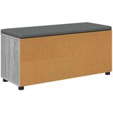  Klupa za hodnik s jastukom Sivi Sonoma 100 x 38 x 46 cm | shoptok.hr