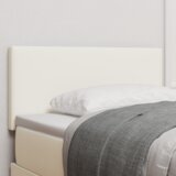  LED Glava Postelje Enostavna Oblika Krem 80 cm Plišasto Blago, (22052744) | Shoptok.si