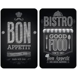 Wenko Komplet 2 steklenih zaščitnih plošč za štedilnik Bon Appetit, 52 x 30 cm Cene