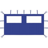 3070422 Gazebo Sidewall with Windows 4x2 m Blue (315311) | Shoptok.si