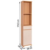 Tendance kupaonski ormarić 1 vrata + 1 drawer + 2 police mdf, rivoli | Eponuda.ba