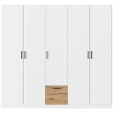 Boxxx Omara Za Oblačila Bari, Bela, Barva Hrasta | Shoptok.si