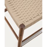 Kave Home Rjav vrtni barski stol iz masivnega lesa Nina – | Shoptok.si