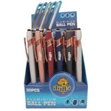  Hemijska olovka alu touch ball pen 1mm mix 5 boja display 1/30 al-9064rg ( 10/0801 ) | ePonuda.com