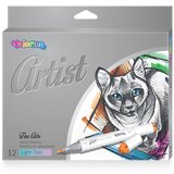  Dvostrani pastelni markeri za crtanje Colorino Artist 12 kom | ePonuda.com