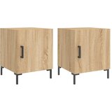 Maison Chic Dvo delni komplet Nočne omarice - Nočne mize sonoma hrast 40x40x50 cm inženirski les, (21689725) | Shoptok.si