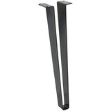 Wagner System Noga za pohištvo (Višina: 40 cm, Jeklo, Črne barve) Cene