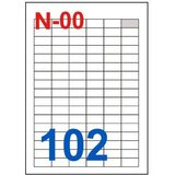 NANO Etikete za laserske i ink-jet pisače , N-00, 30x15 mm, 100/1 | shoptok.hr