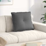  Jastuk za leđa Tamno siva 60 x 19 x 50 cm tkanina | shoptok.hr