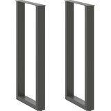  Noge za barski stol U-oblika 2 kom antracit 50 x (100-101) cm čelik | shoptok.hr