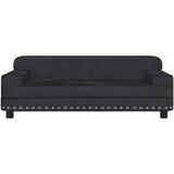  Krevet za pse crna 90 x 53 x 30 cm baršunasti | shoptok.hr
