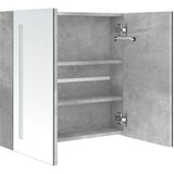  LED kupaonski ormarić s ogledalom boja betona 62 x 14 x 60 cm | shoptok.hr