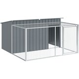 za pse s ograđenim prostorom antracit 197x194x110 cm pocinčani čelik | Eponuda.ba