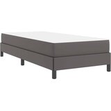  Krevetna konstrukcija s madracem Siva 100 x 200 cm tkanina | shoptok.hr