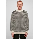 UC Men Oversized Two Tone Sweater whitesand/black