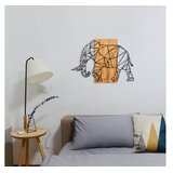 WALLXPERT Zidna dekoracija Ulu Fil, 82 x 58 cm, Crna | Eponuda.ba