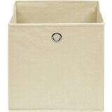 vidaXL Škatle 4 kosi netkano blago 28x28x28 cm krem | Shoptok.si