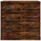  Komoda boja dimljenog hrasta 70x35,5x67,5 cm konstruirano drvo | shoptok.hr