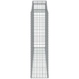  Obokana gabionska košara 4 kosi 300x50x180/200cm cinkano železo, (20757972) | Shoptok.si
