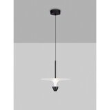 Nova Luce Mat črna aluminijasta LED viseča svetilka ø 34 cm Topio – | Shoptok.si