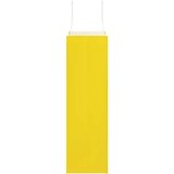  Papirnate vrećice 250 kom s ručkama žute 21x11x36 cm | Eponuda.com