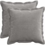 Presvlaka za jastuk 2 kom. HOUTEN Svjetlosiva 30 x 30 cm Kord | shoptok.hr
