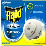 Sredstvo električni aparat in polnilo raid night&day (proti navadnim in tigrastim komarjem ter muham, brez vonja)