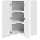  Zidni kutni ormar Crna 57 x 57 x 80 cm Konstruirano drvo | shoptok.hr