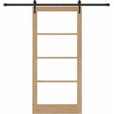  Klizna vrata Prirodna i crna 93 x 202 cm | Eponuda.com