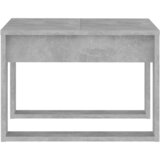  Bočni stolić siva boja betona 50 x 50 x 35 cm konstruirano drvo | shoptok.hr