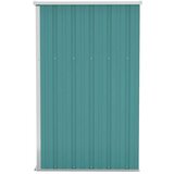  Zidno vrtno spremište zeleno 118 x 100 x 178 cm pocinčani čelik | shoptok.hr