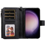INORCO Ovitek za mobilni telefon za Samsung Galaxy A24 4G iz razcepljenega usnja Nappa s teksturo stojalo, denarnica, odporen na udarce, ovitek za telefon, (22035514) | Shoptok.si