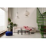 noo.ma Črna klubska mizica s stekleno mizno ploščo 55x105 cm Kob – | Shoptok.si