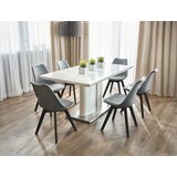 Jumi 4 x Stol OSLO sivi + črne noge, (22030774) | Shoptok.si