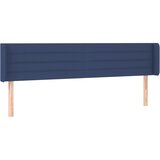  Uzglavlje s ušima plavo 183x16x78/88 cm od tkanine | shoptok.hr