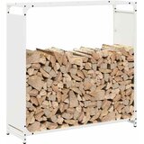  Stalak za drva bijeli 90x28x90 cm Hladno valjani čelik | shoptok.hr
