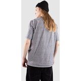 anerkjendt Akkikki Cot/Linen Stripe T-shirt sky captain | Shoptok.si