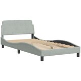  Okvir za krevet Dover svjetlosivi 100x203 cm baršunasti | Eponuda.com