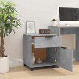  Mobilni ormarić za spise sivi 45 x 38 x 54 cm konstruirano drvo | shoptok.hr