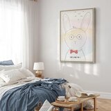  Slika - Greetings from Rabbit (1 Part) Vertical 40x60 U prirodnom drvenom okviru | shoptok.hr