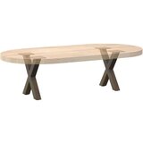  Noge za stolić X-oblika 2 kom prirodni čelik 37x(30-31)cm čelik | shoptok.hr
