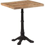 Bistro stolić 60 x 60 x 77 cm od grubog drva manga | shoptok.hr