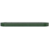  Visoka greda iz prašno premazanega jekla 523x140x36 cm zelena, (20707356) | Shoptok.si