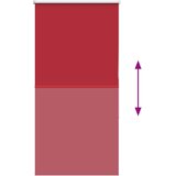 Rolo zavjesa za zamračivanje crvena 65x130 cm Širina tkanine 60,7 cm Poliester | shoptok.hr