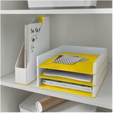  Stalak za spise okomit plastičan wow leitz 53621016 bijelo-žuti | shoptok.hr