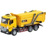  Metalni tovornjak za smeti za igro Huina 1:50 - rumena | Shoptok.si