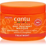 Cantu Shea Butter Deep Treatment Mask globinsko regeneracijska maska za valovite in kodraste lase 340 g | Shoptok.si