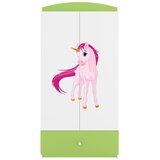 HAPPYKIDS Garderobna omara Dreamy samorog Zelena | Shoptok.si