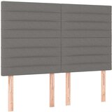  Box spring postelja z vzmetnico temno siva 140x200 cm blago, (20846855) | Shoptok.si