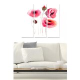 Wallity MDF1375311 multicolor decorative mdf painting (3 pieces) Cene